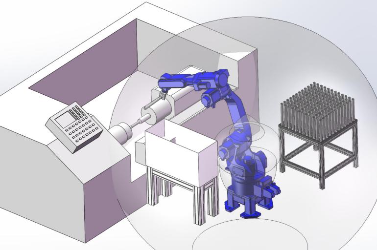 6-Axis Machining Cell